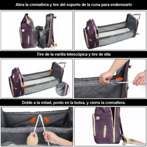 Mochila Bolsa Maternal 3 en 1