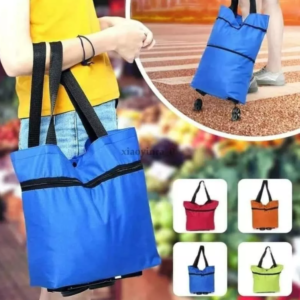 BOLSA PLEGABLE TIPO CARRITO COMPRAS